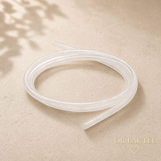 Tuyau de remplacement en silicone pour tire-lait