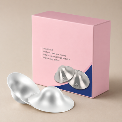 Coupelles d’allaitement en argent