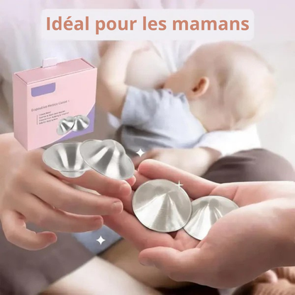 Coupelles d’allaitement en argent