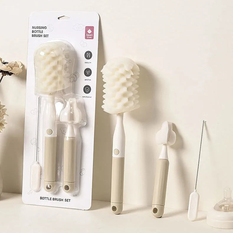 Brosse 3-en-1 pour biberons et tétines