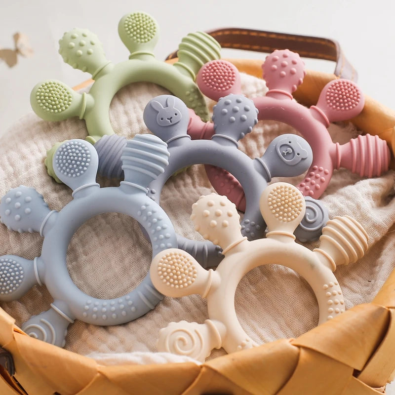 Anneau de dentition en Silicone pour bébé