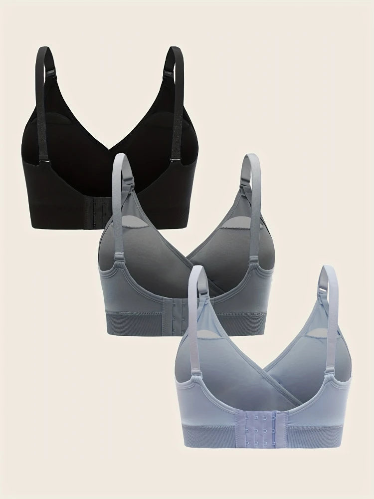 Ensemble de soutien-gorge d'allaitement respirant ,3 pièces