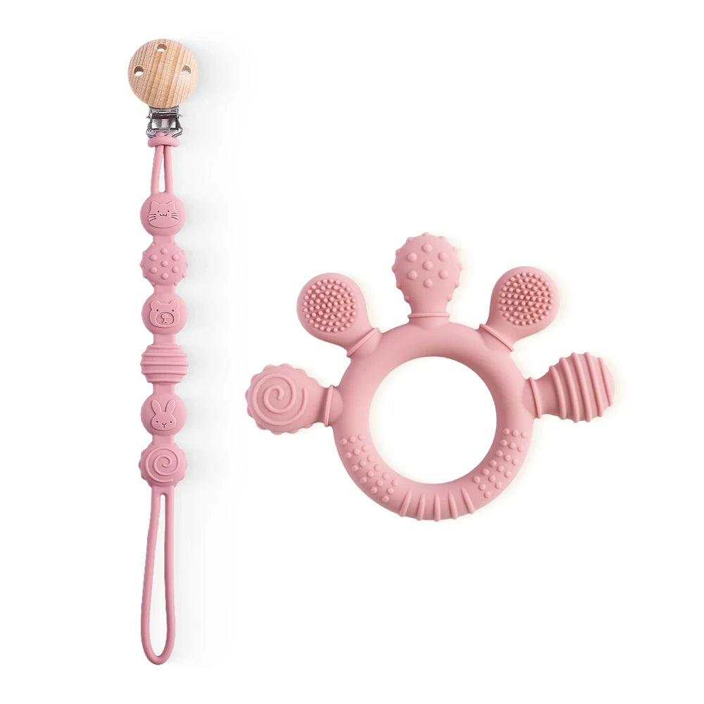 Anneau de dentition en Silicone pour bébé