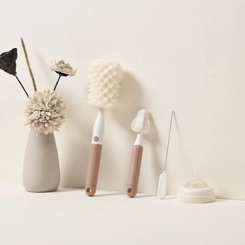 Brosse 3-en-1 pour biberons et tétines